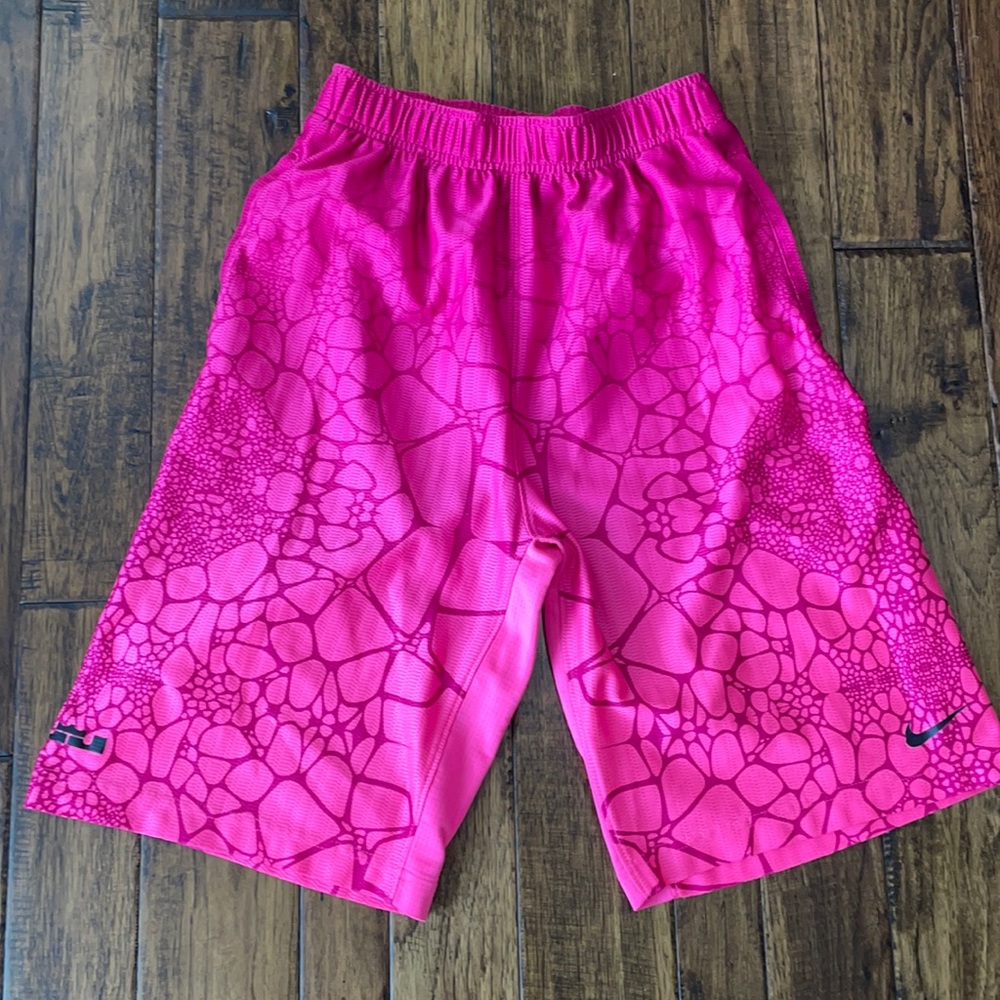 Nike Dri-FIT LeBron Pink shorts size Large
